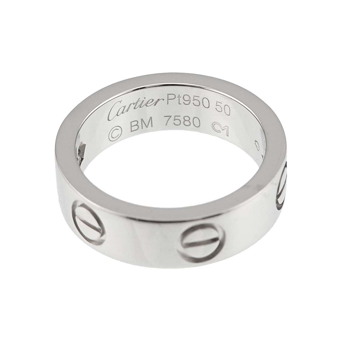 Love Ring Diamond 1P Platinum size50 4.75-5(US)