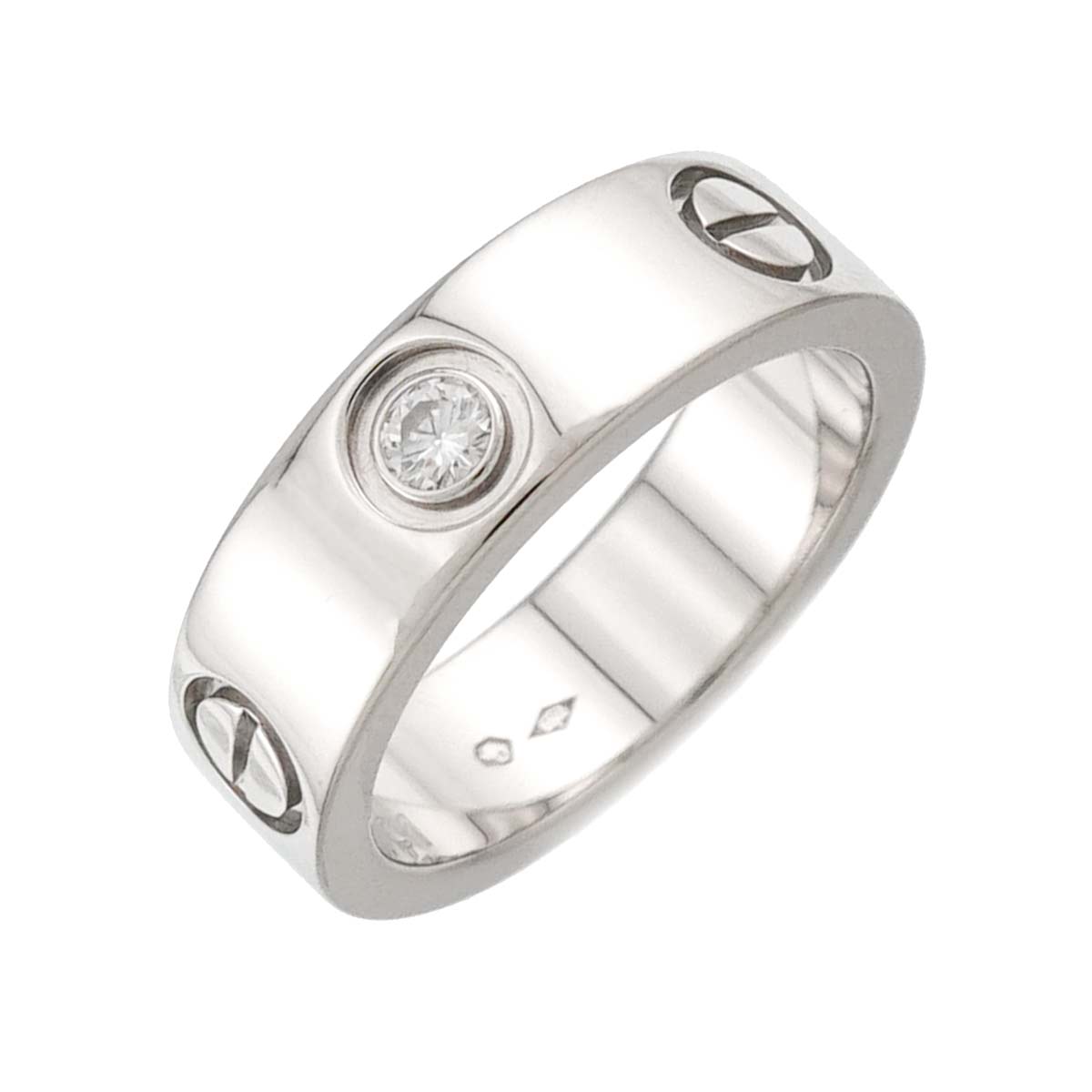 Love Ring Diamond 1P Platinum size50 4.75-5(US)