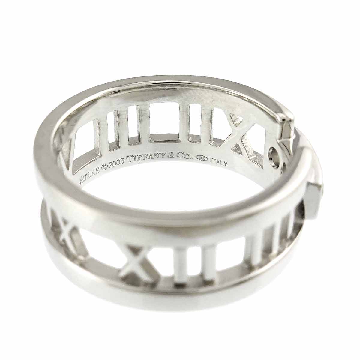 Atlas Diamond Ring 18K White Gold 750 size7.5(US)