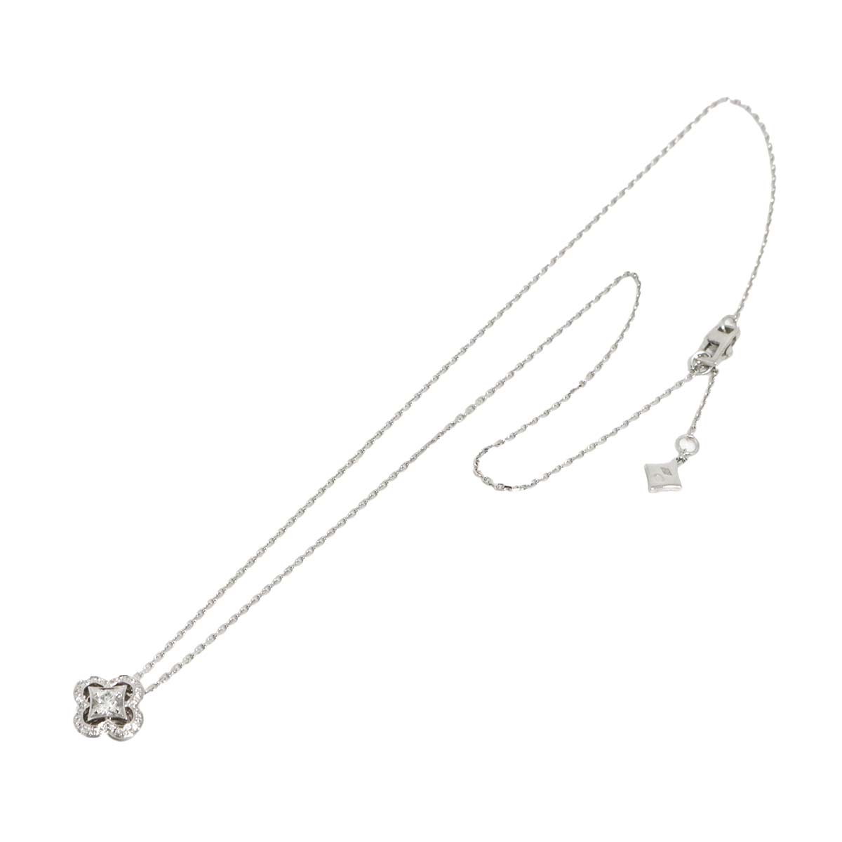 Pendentif Diamond Necklace 18K WG 750