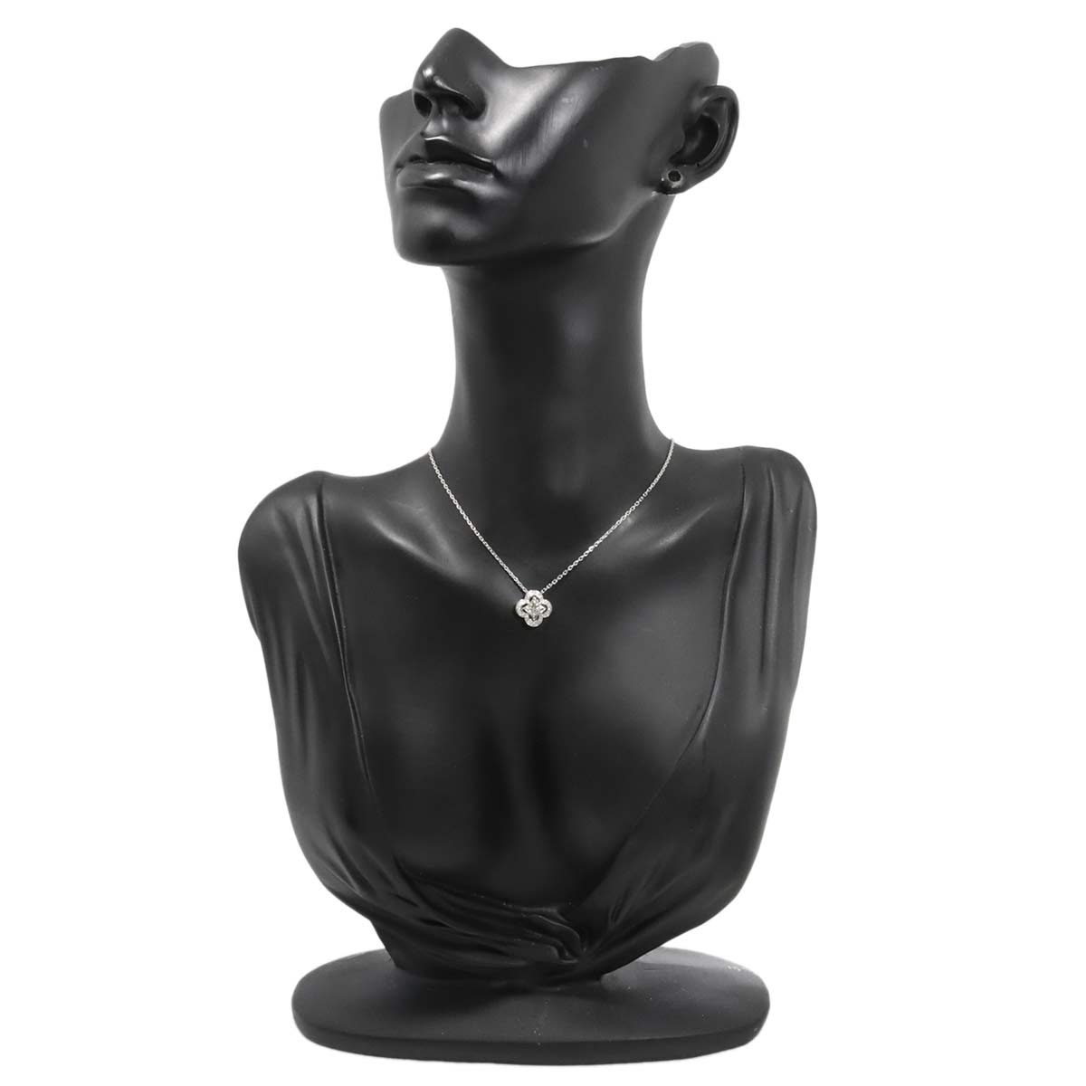 Pendentif Diamond Necklace 18K WG 750