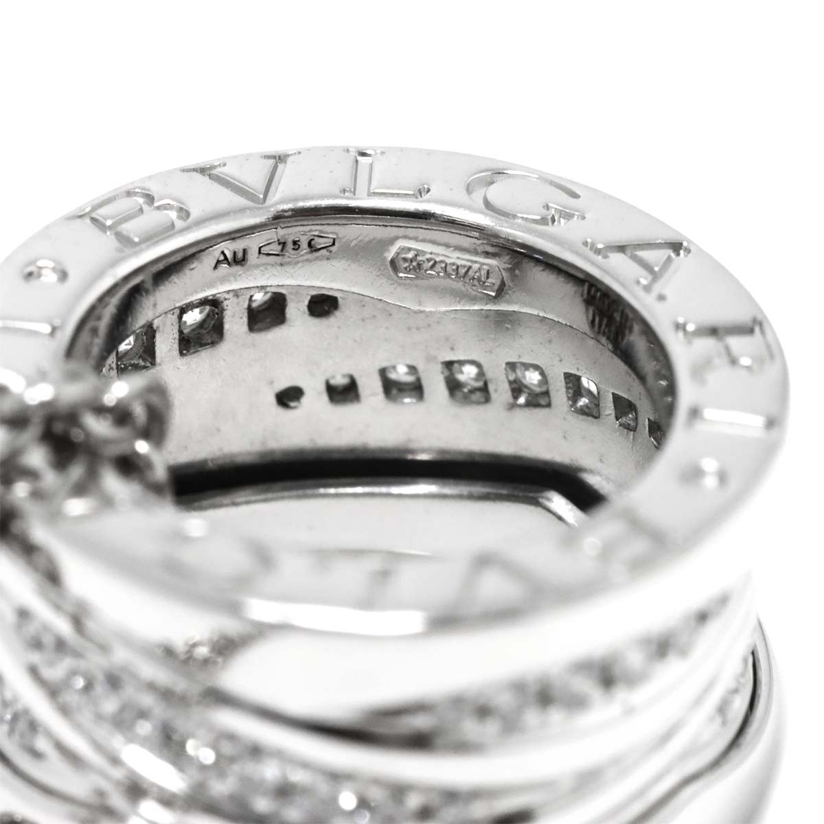 B-ZERO1 Legend Diamond Necklace 18K White Gold 750