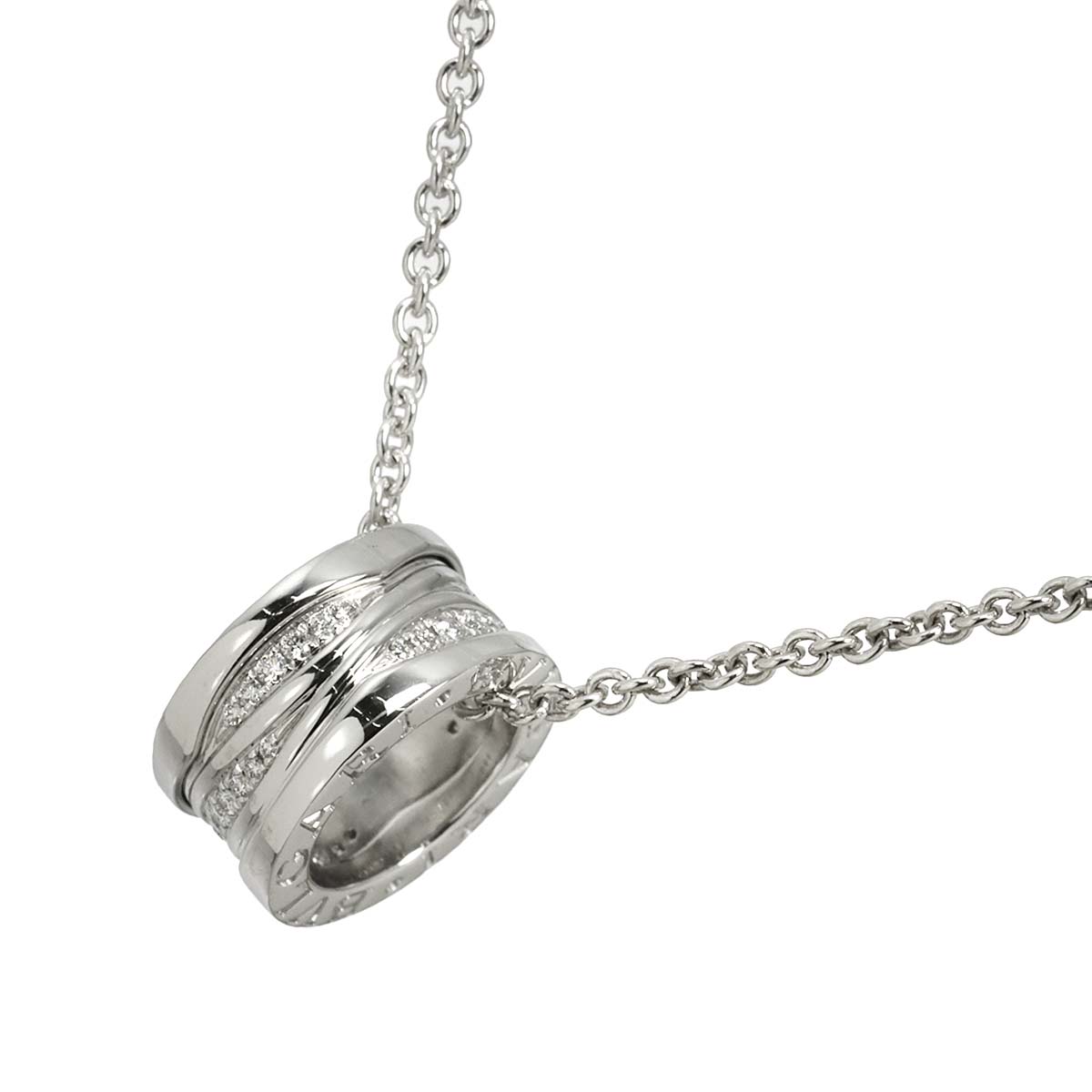 B-ZERO1 Legend Diamond Necklace 18K White Gold 750