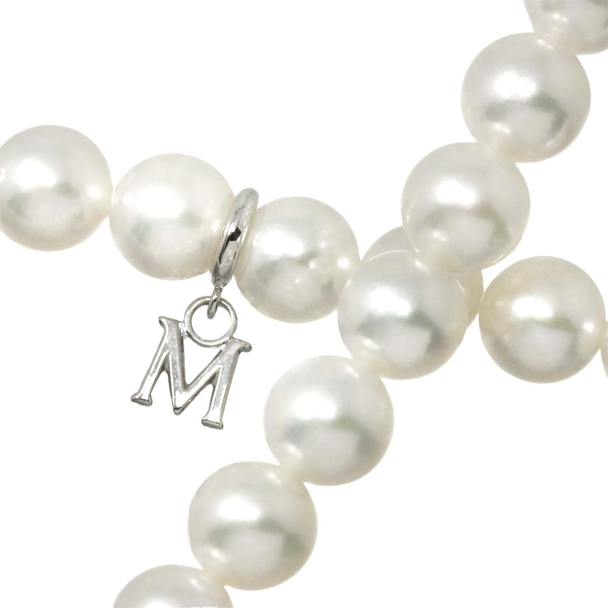 Akoya Pearl SV Necklace Earrings Two piece set