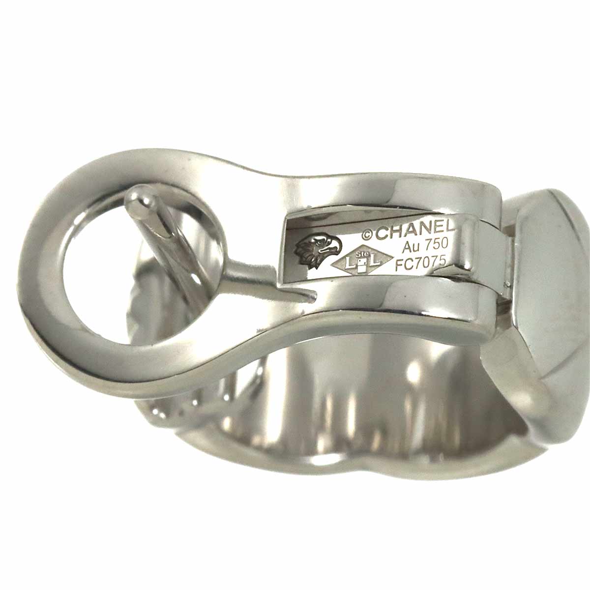 Coco Crush Diamond Earring Pierced 18K WG 750