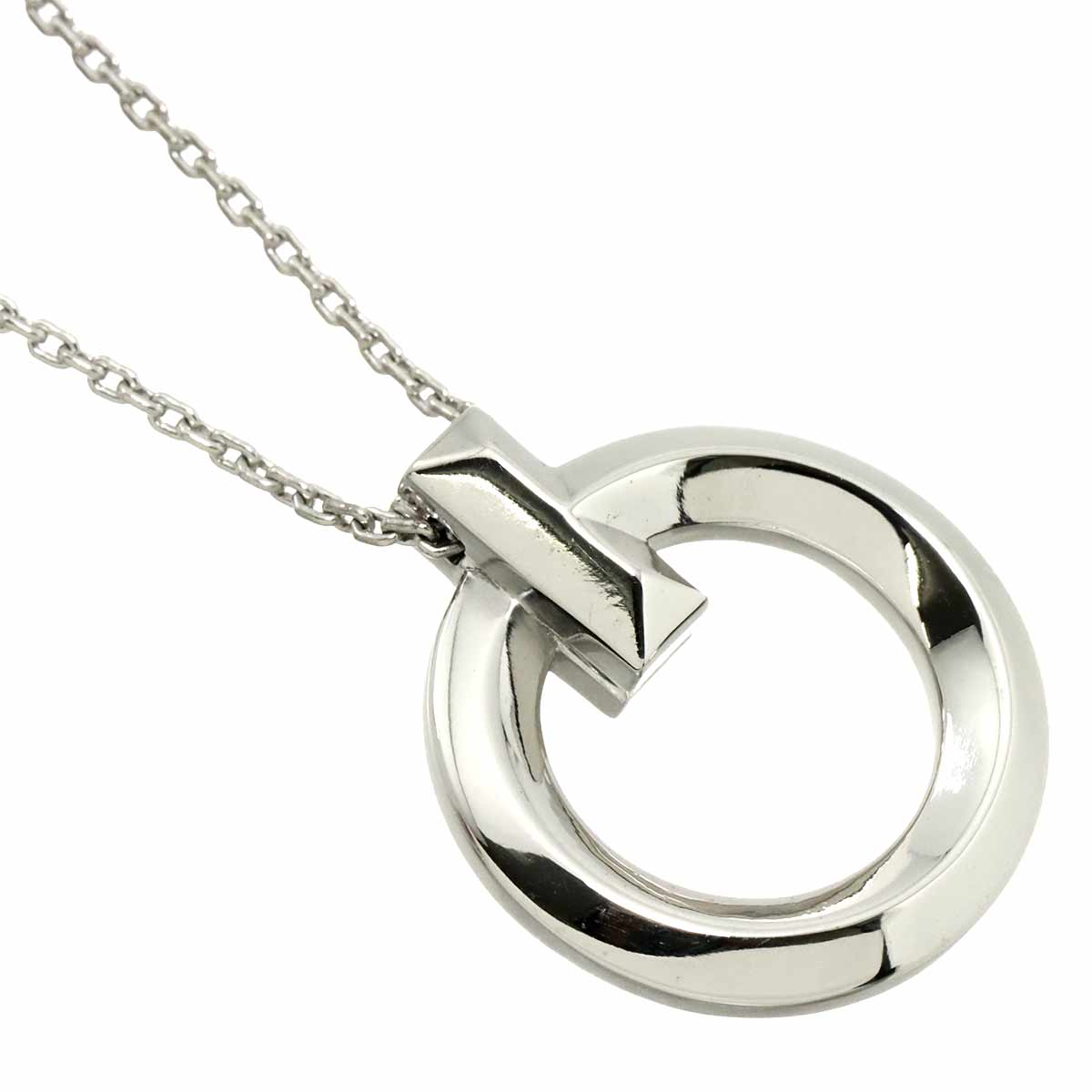 Small Necklace 18K White Gold 750