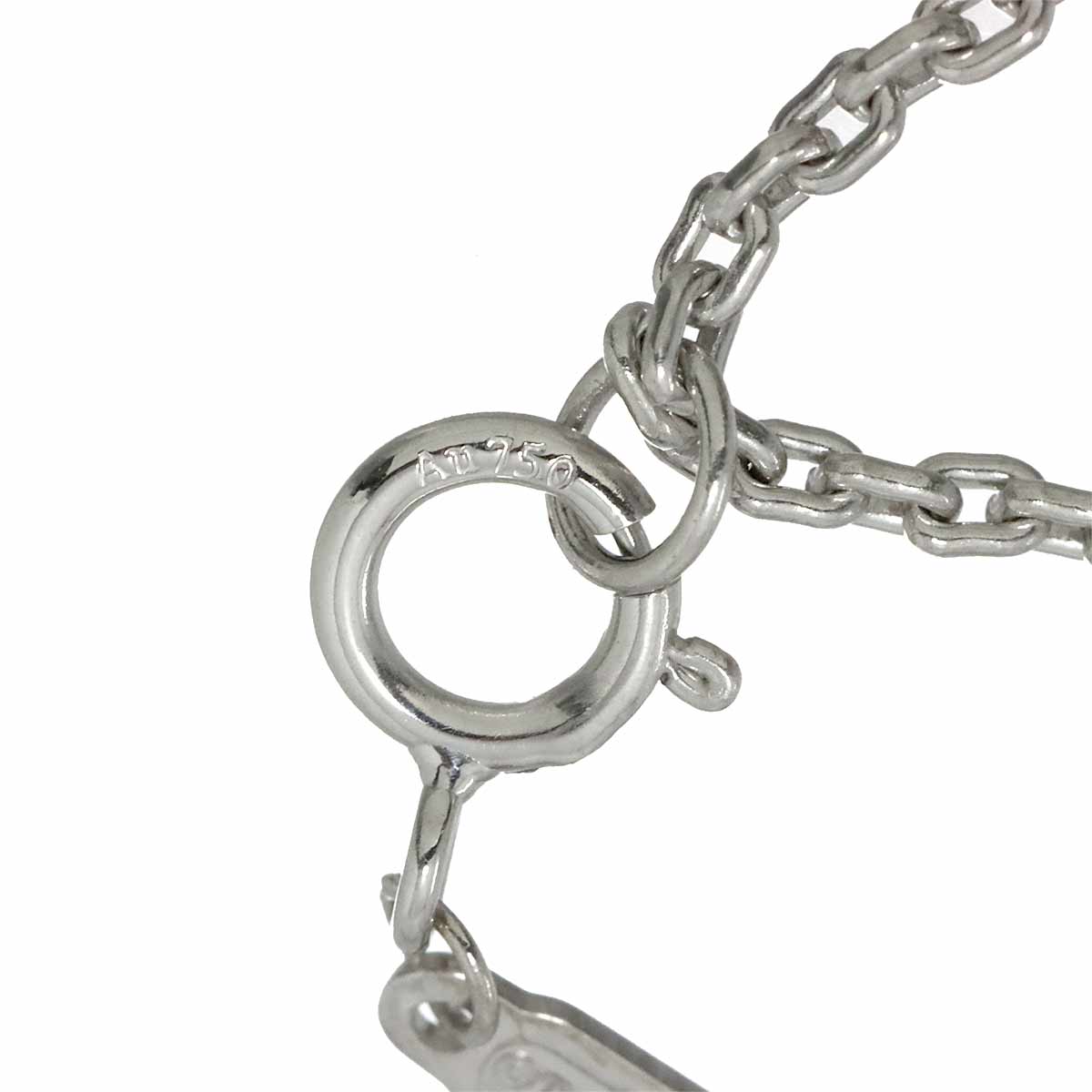 Small Necklace 18K White Gold 750