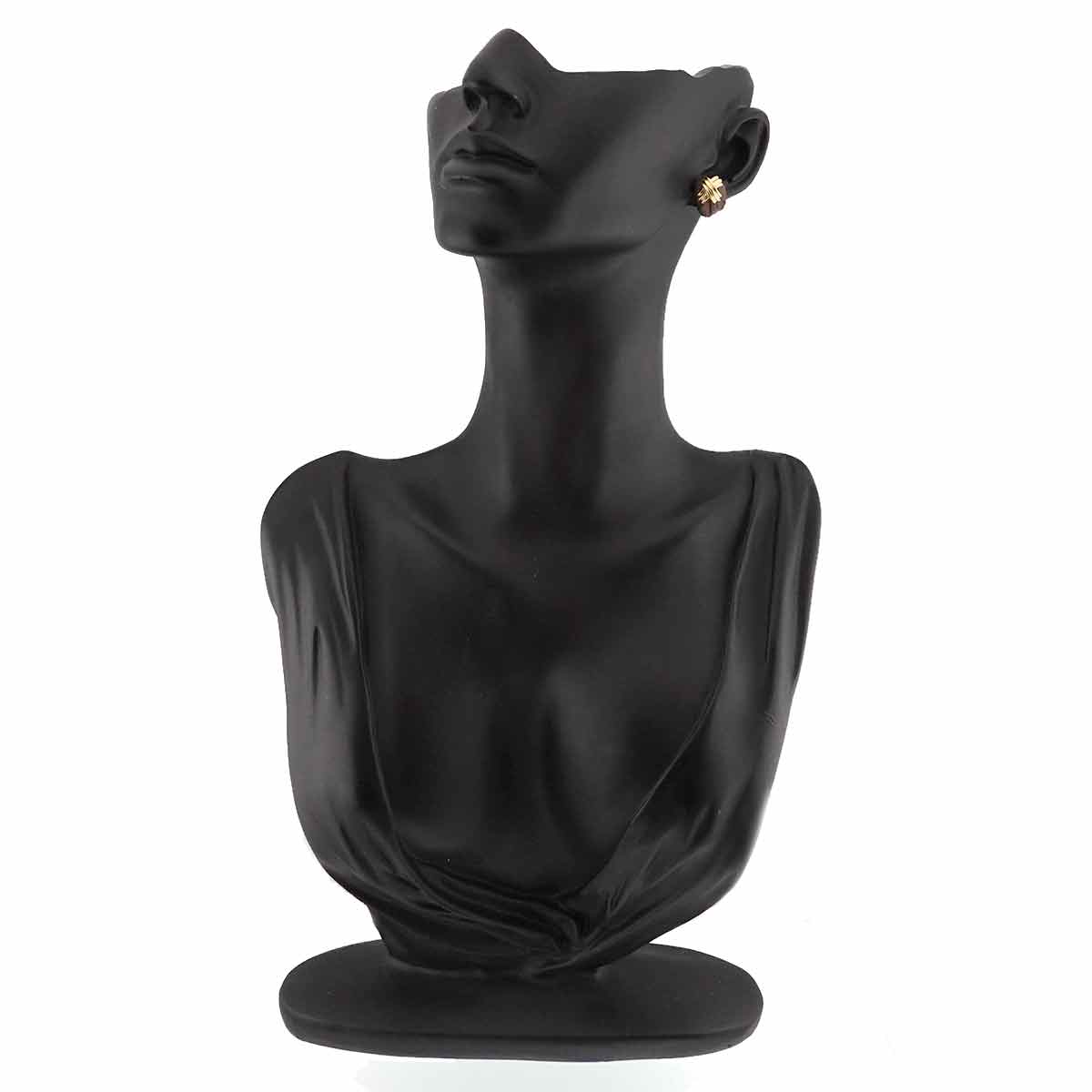 Signature Earring Pierced 18K YG 750 One Piece only