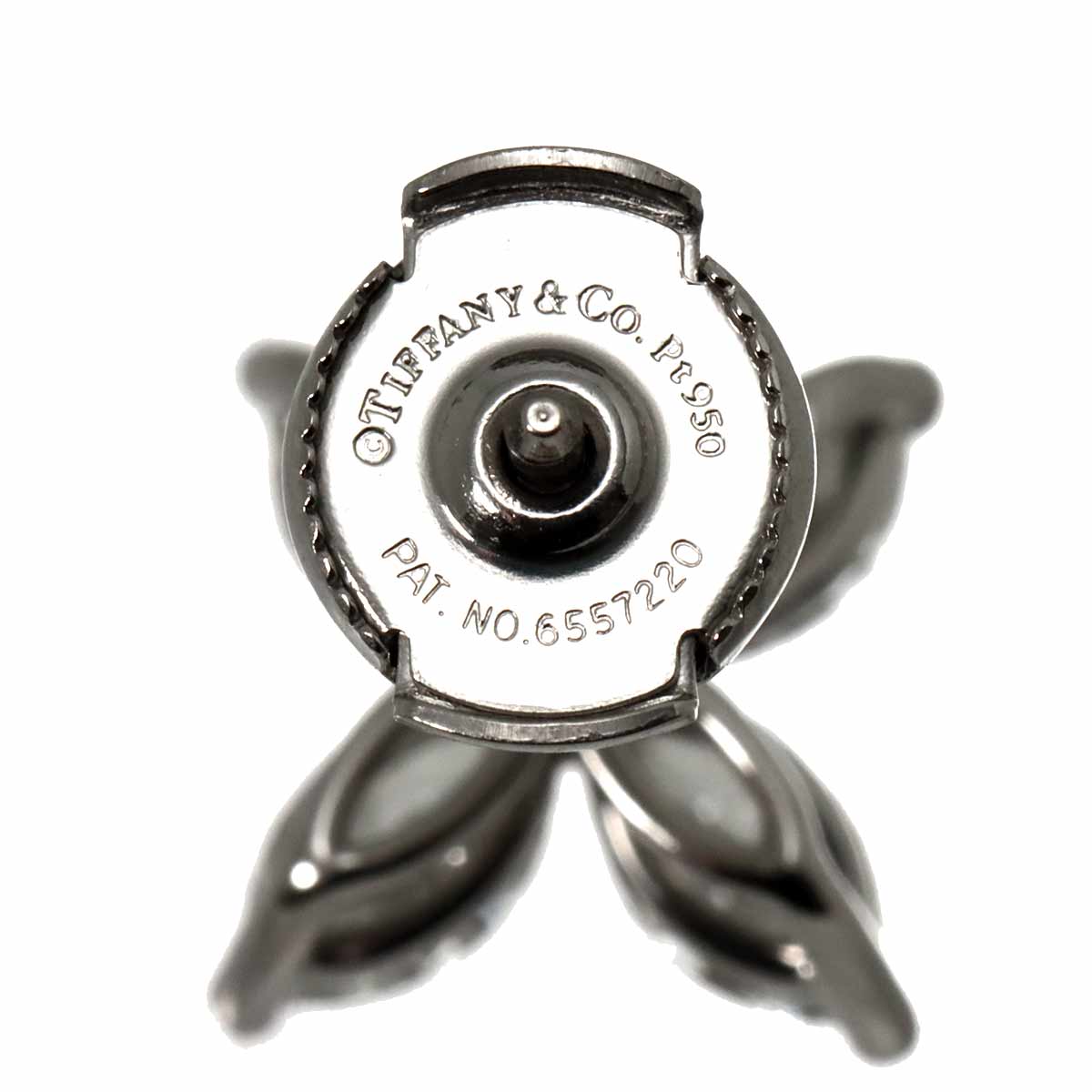 Victoria Large Diamond Earrings Pierced Pt Platinum