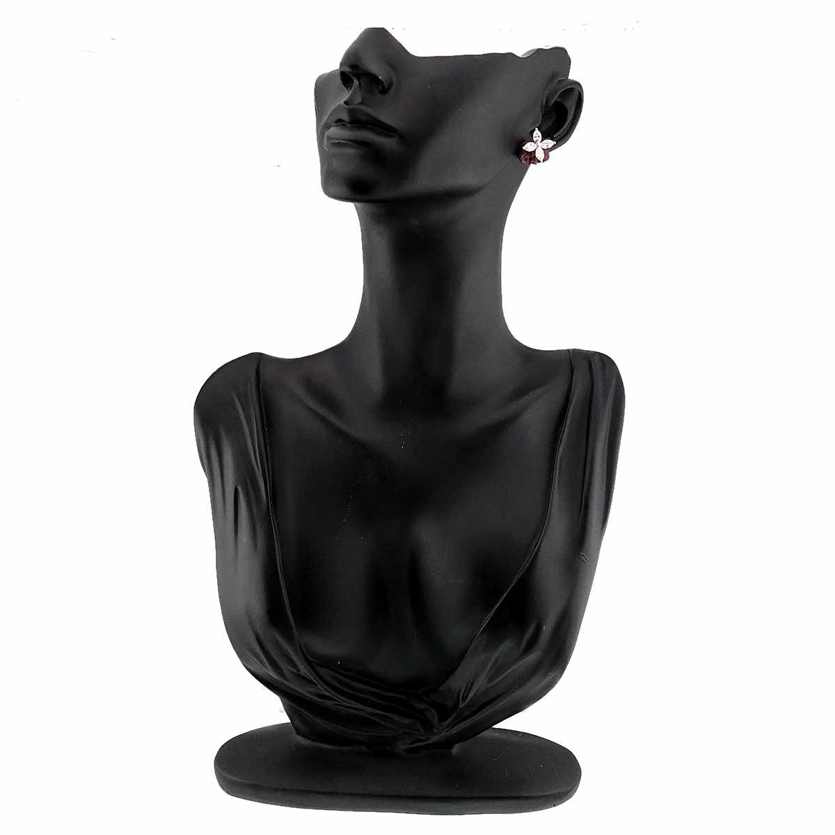 Victoria Large Diamond Earrings Pierced Pt Platinum