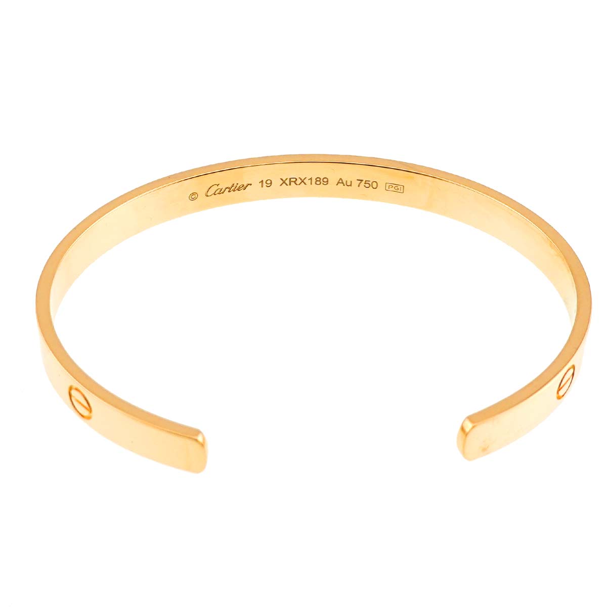 Love Bracelet Open 18K Yellow Gold 750 Size19