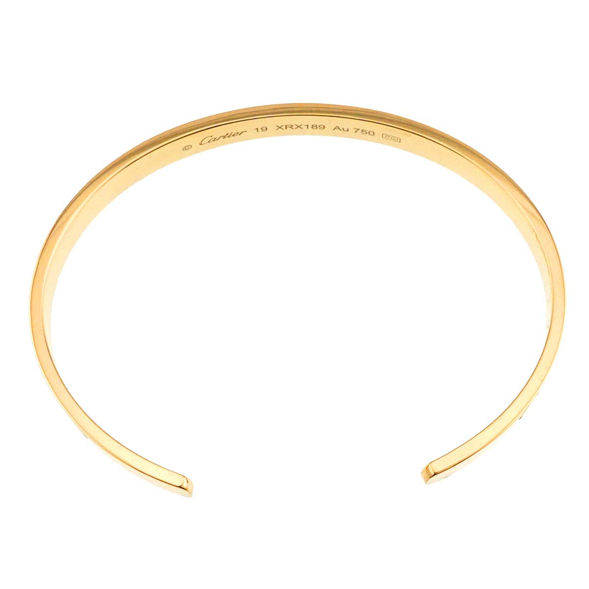 Love Bracelet Open 18K Yellow Gold 750 Size19