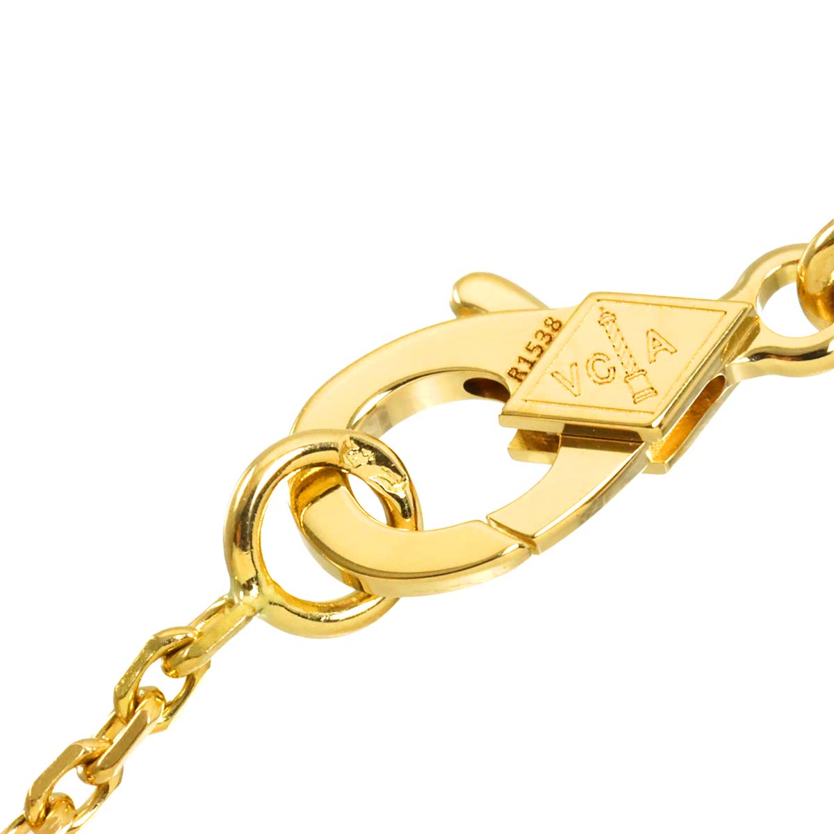 Vintage Alhambra Necklace 18K Yellow Gold 750