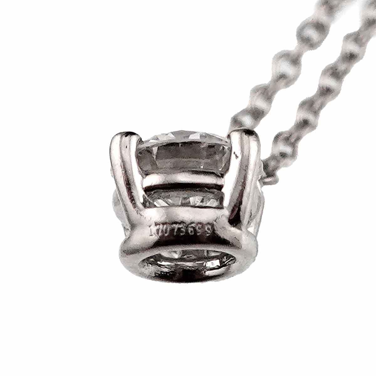 Solitaire Diamond Necklace Platinum