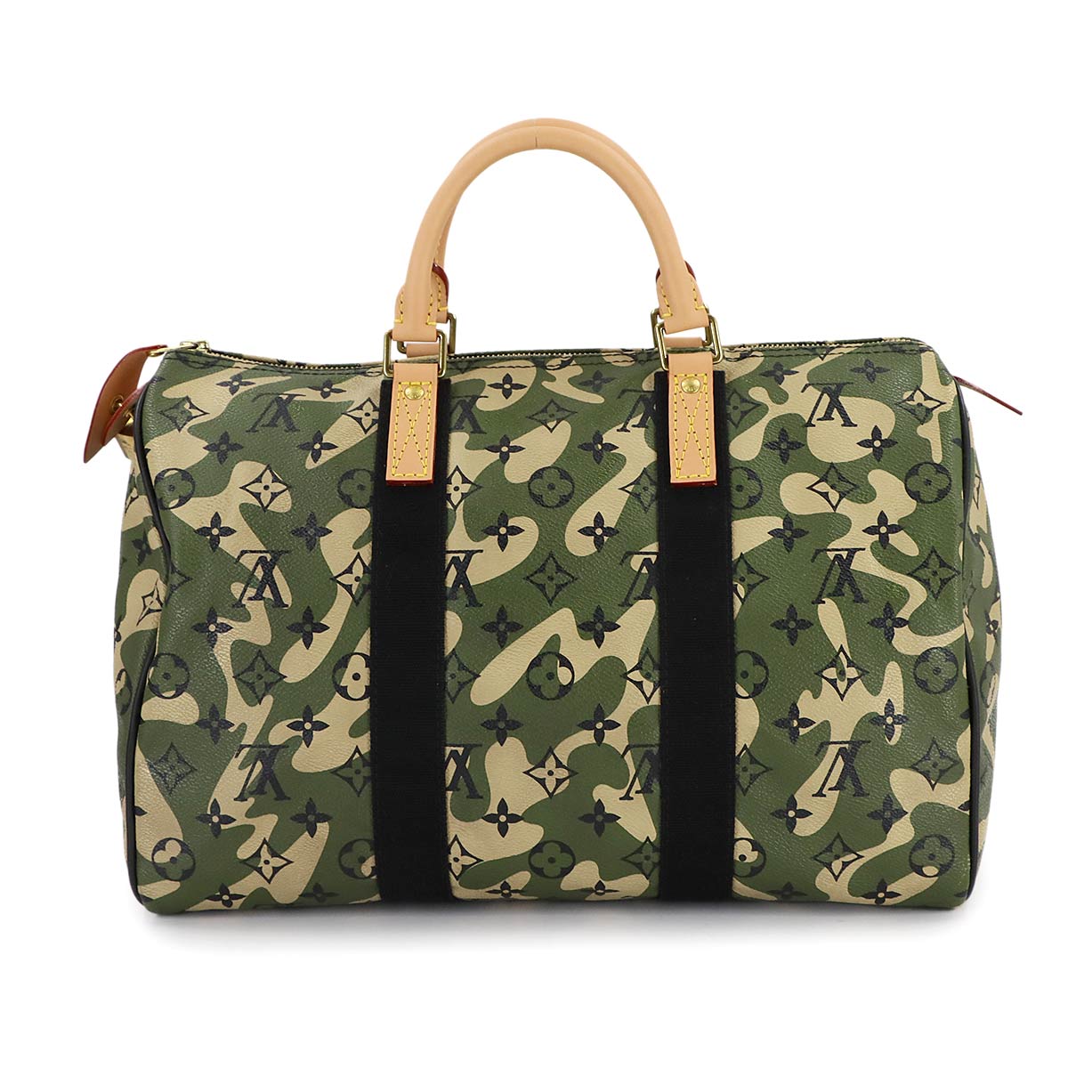 Monogramo Flage Speedy 35 Hand Bag M95773 Camouflage