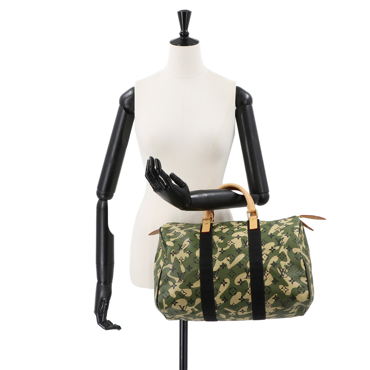 Monogramo Flage Speedy 35 Hand Bag M95773 Camouflage