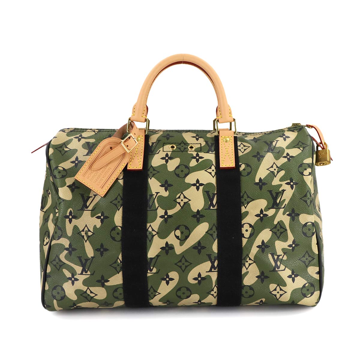 Monogramo Flage Speedy 35 Hand Bag M95773 Camouflage