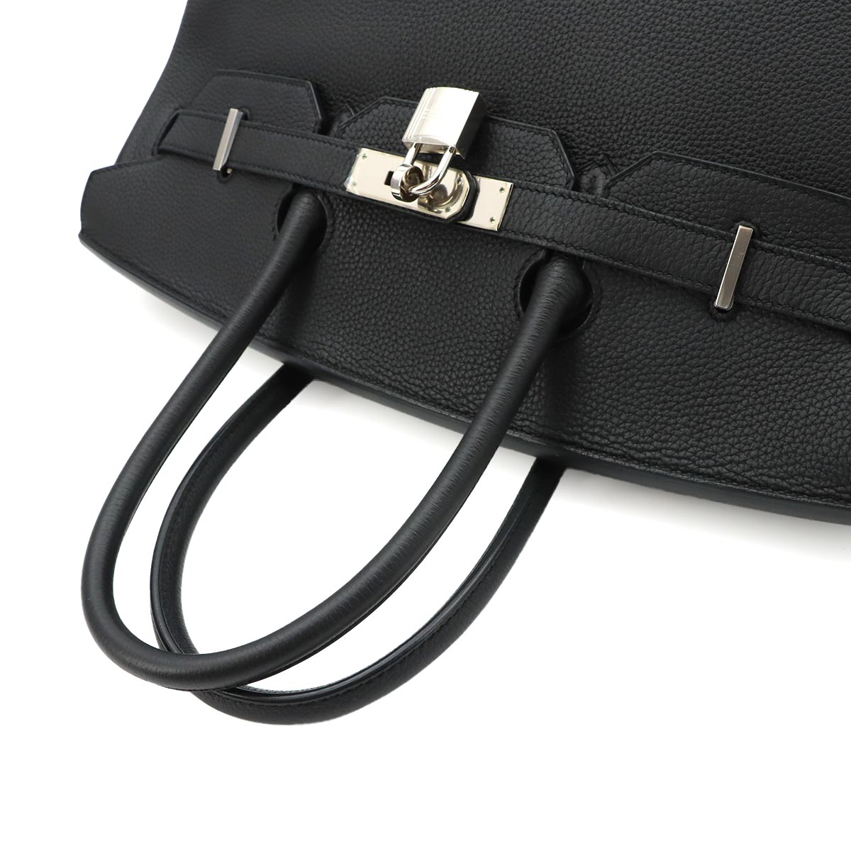 Birkin 35 Togo Black Hand Bag Purse