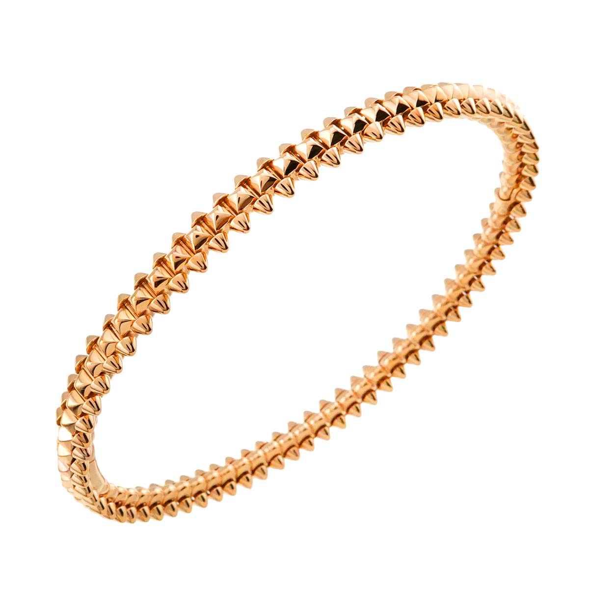 CLASH DE CARTIER SM Bracelet Bangle 18K Pink Gold 750 Size20