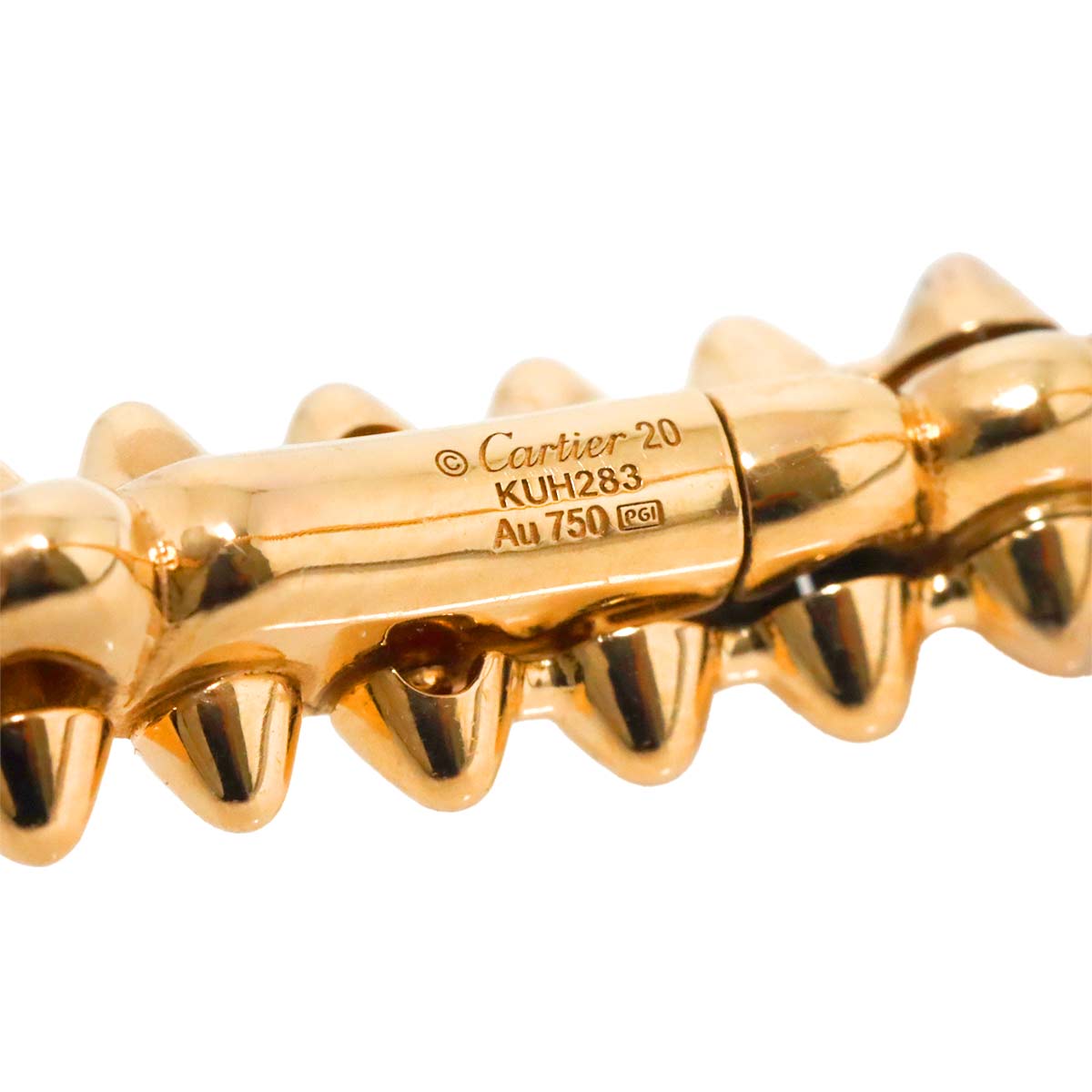 CLASH DE CARTIER SM Bracelet Bangle 18K Pink Gold 750 Size20