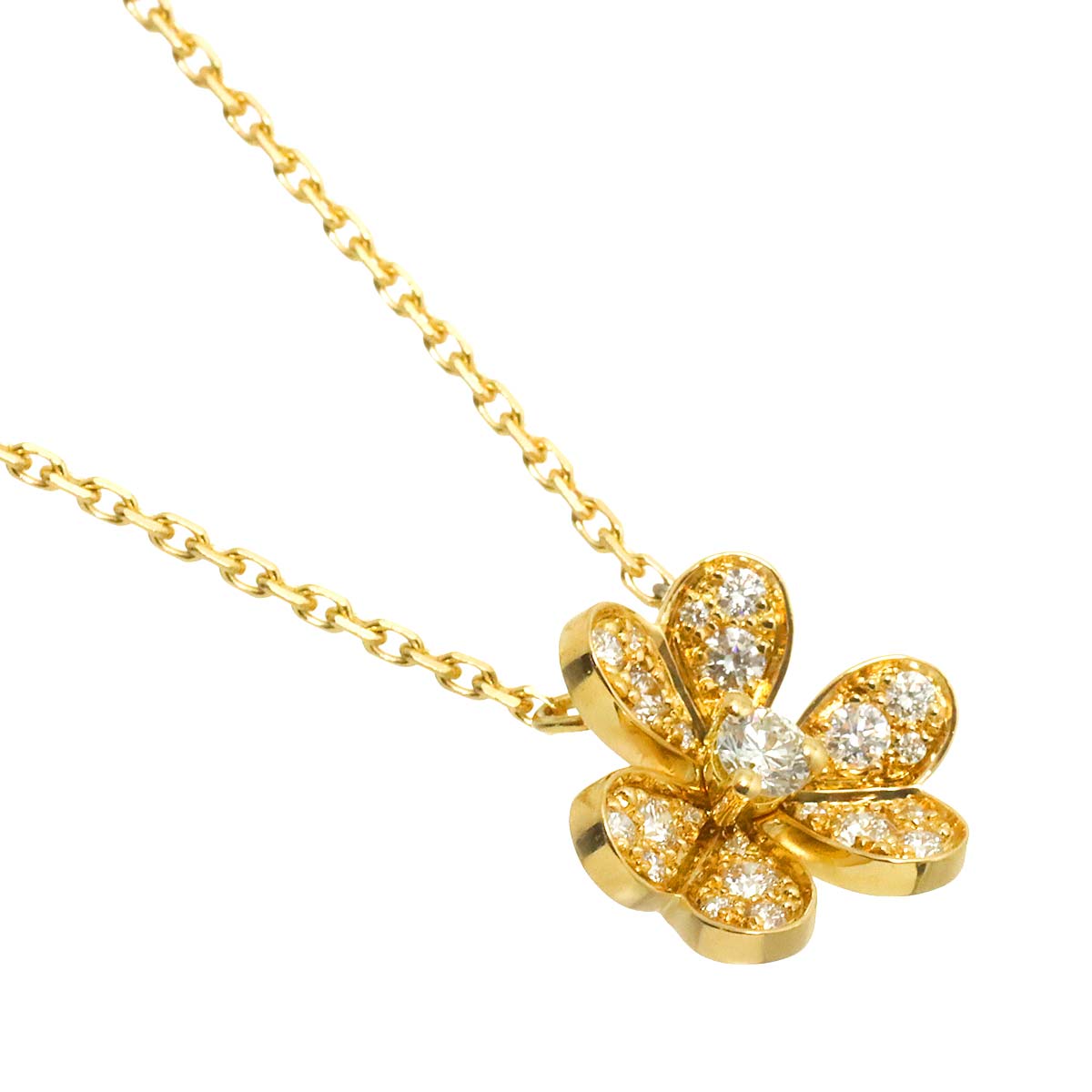 Frivole Diamond Mini Necklace 18K YG 750