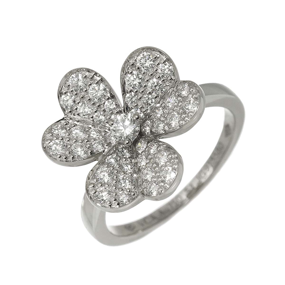 FRIVOLE Diamond Ring 18K WG 750 size51 5.5-5.75(US)