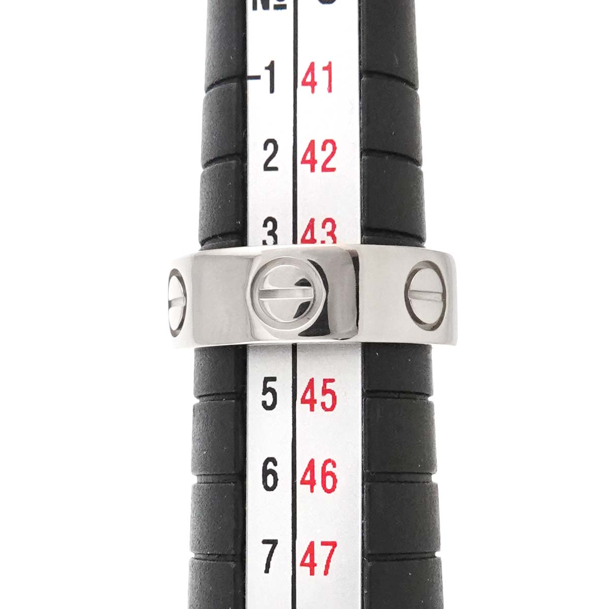 Love Ring 18K White Gold 750 size44 2.5-2.75(US)