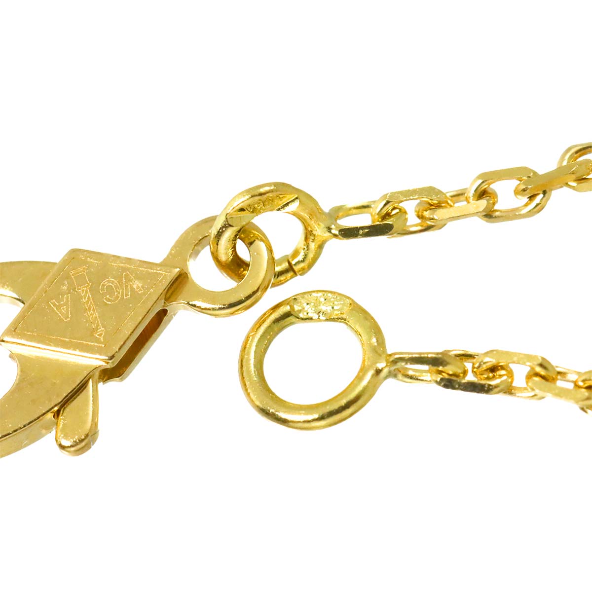 Vintage Alhambra MOP Necklace 18K YG 750