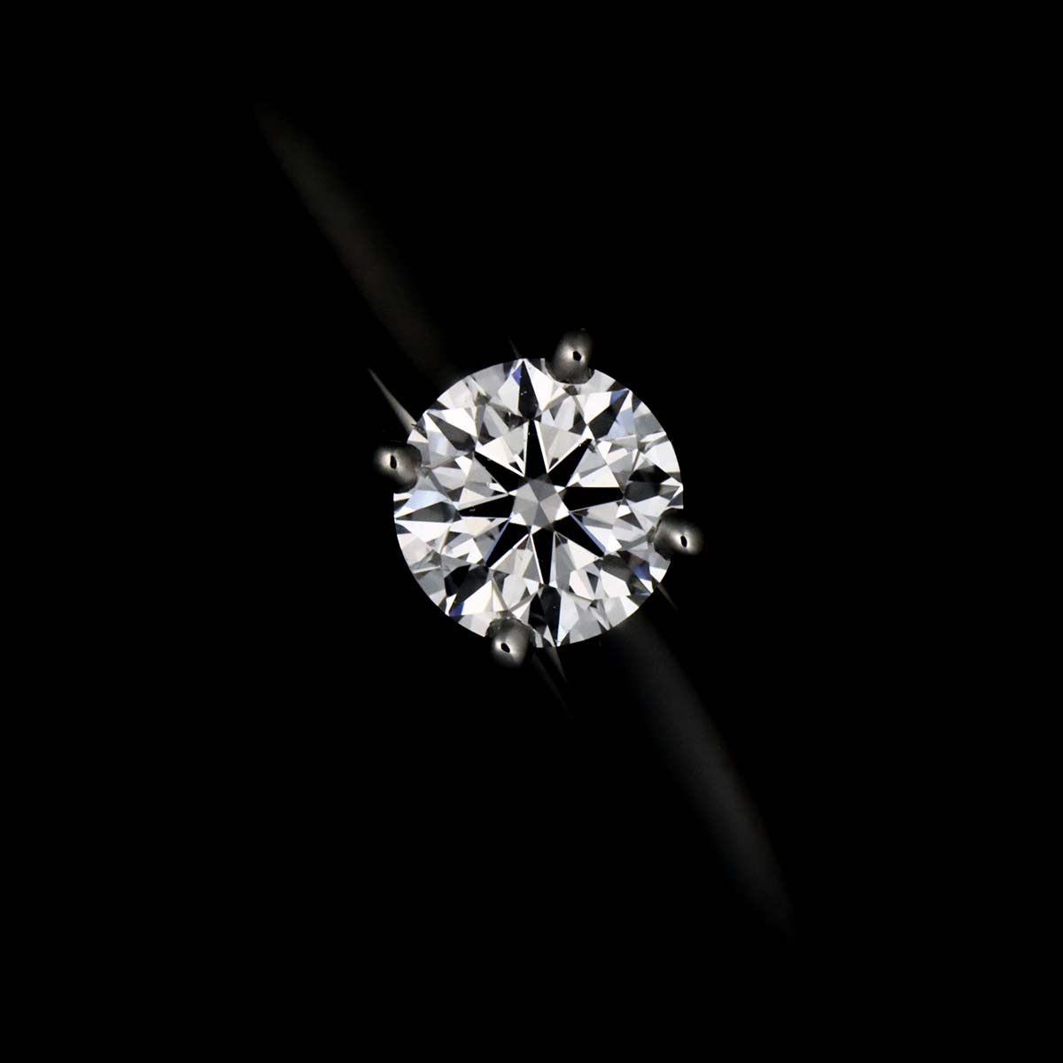 Diamond 0.23ct E/VVS2/3EX Ring Pt Platinum size47 4(US)