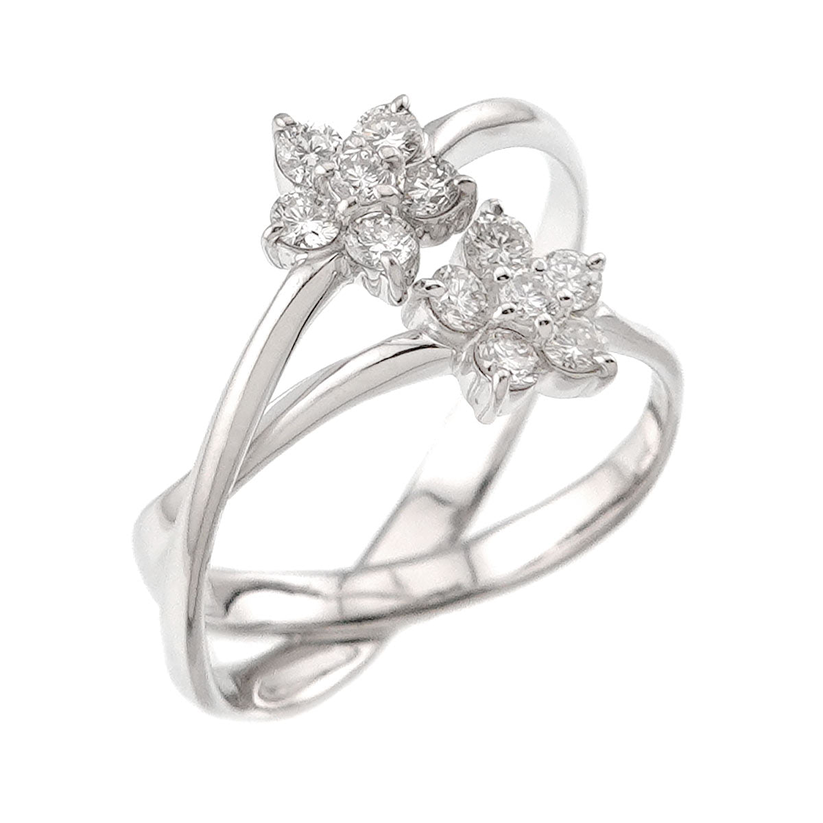 Diamond 0.40ct Ring 18K WG 750 Size5.75-6(US)
