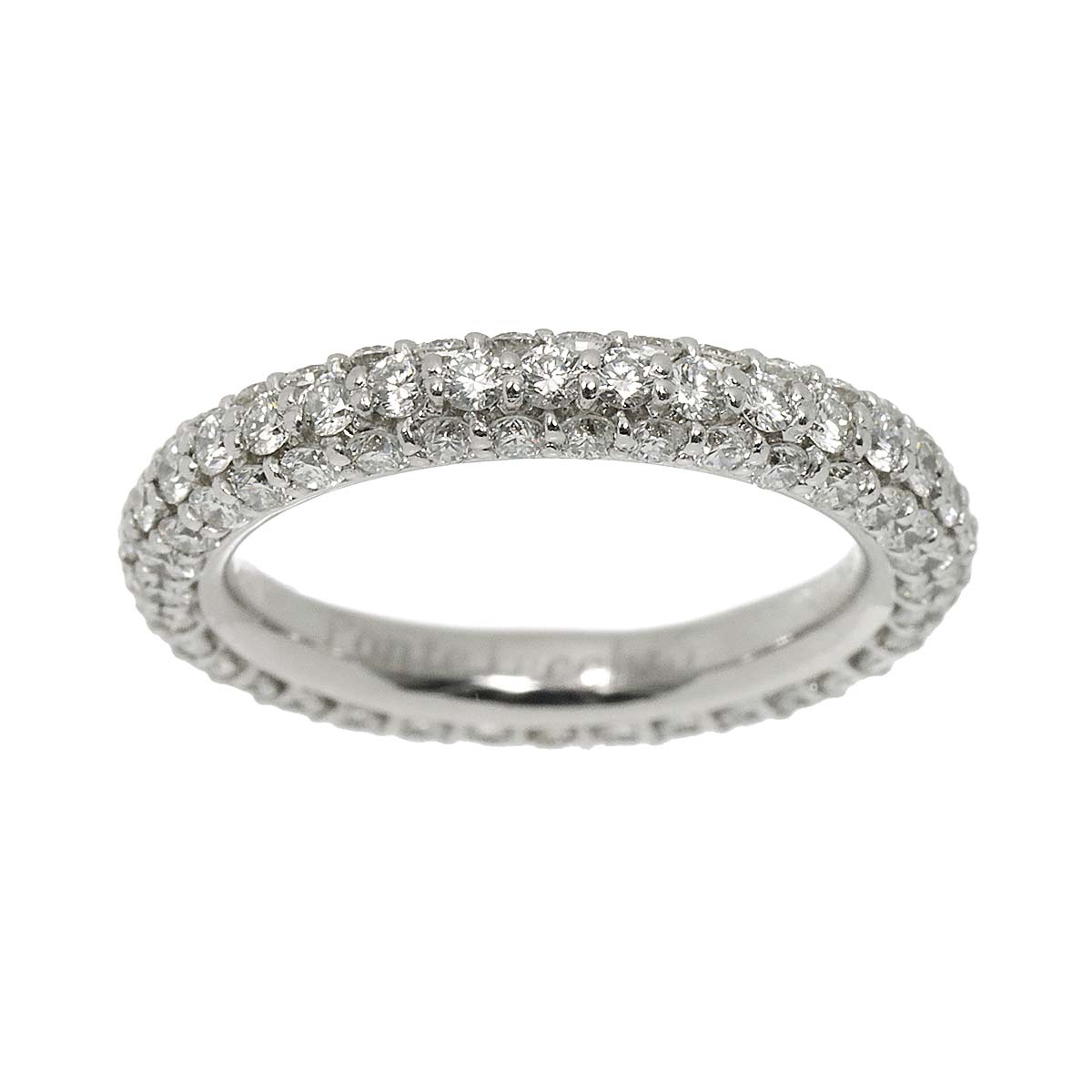 Diamond 1.38ct Ring 18K WG 750 Size3.25(US)