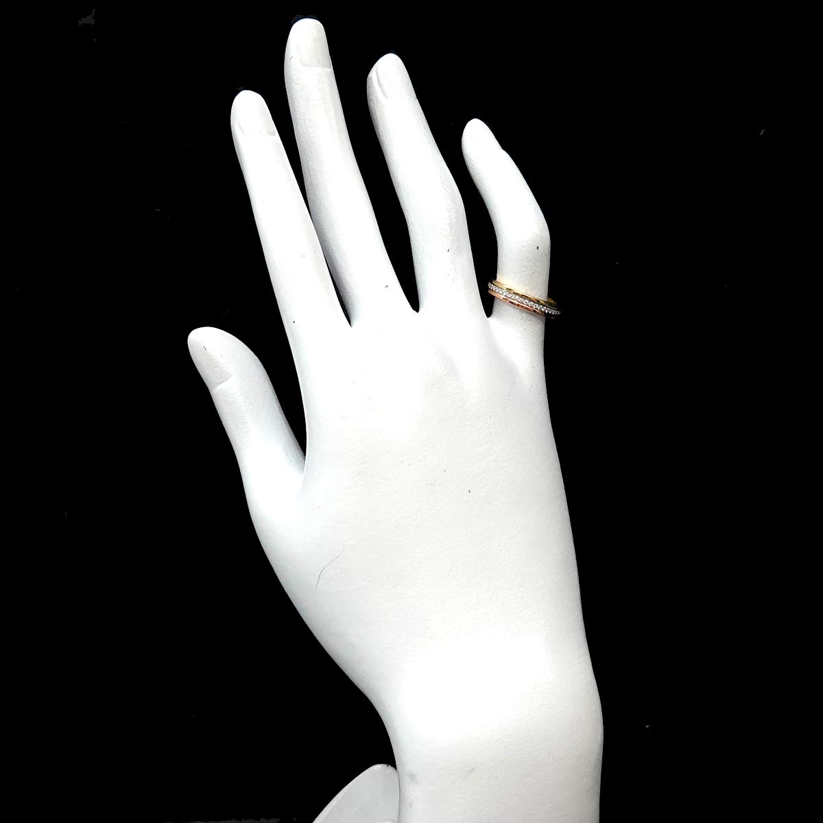 Vendome Diamond Ring 18K YG WG PG 750 size48 4.5(US)