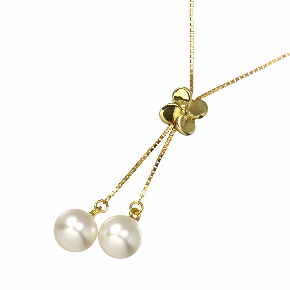 Akoya Pearl 7.0mm Necklace 18K YG 750