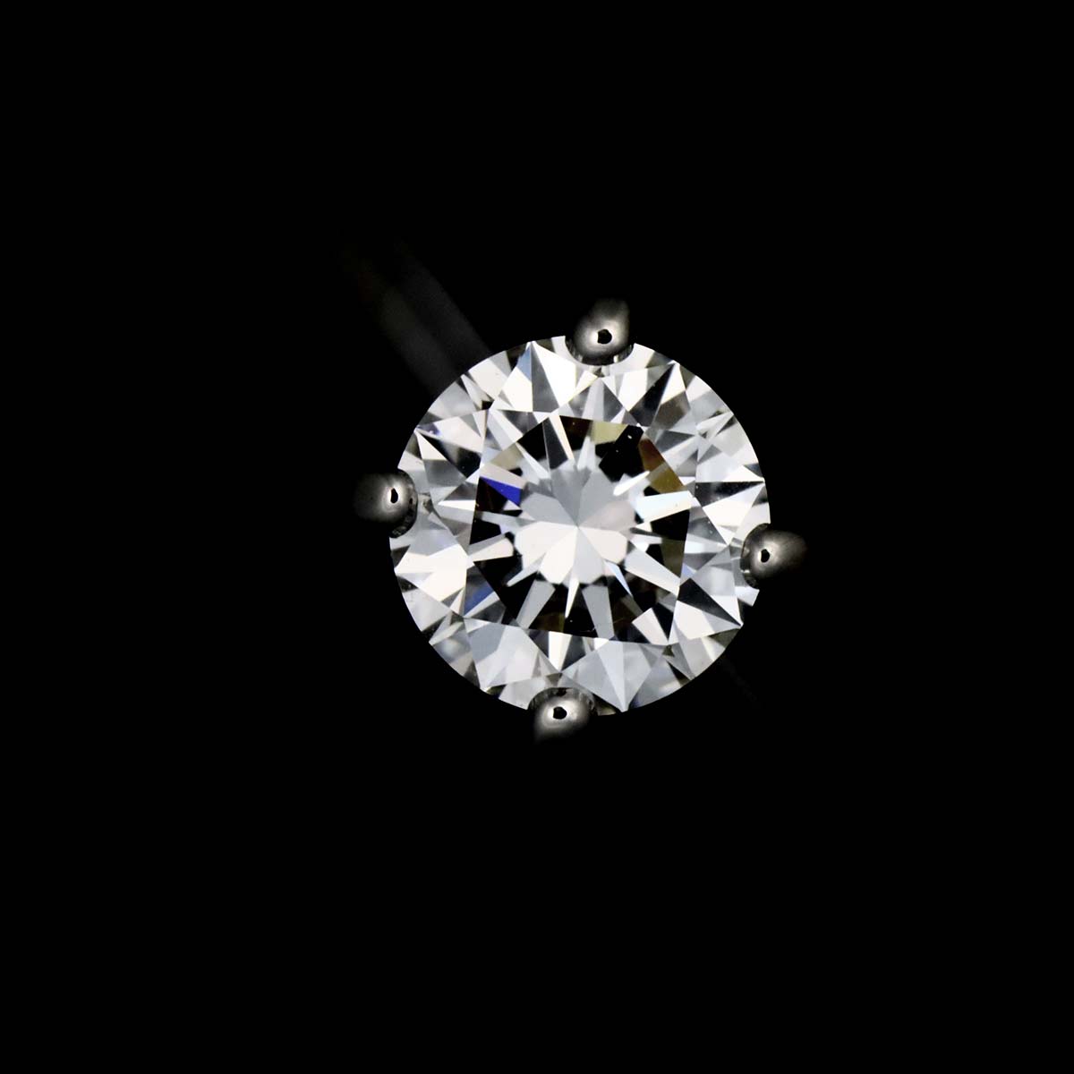 Diamond 0.50ct G/VVS1/3EX Ring Pt Platinum Size5-5.25(US)