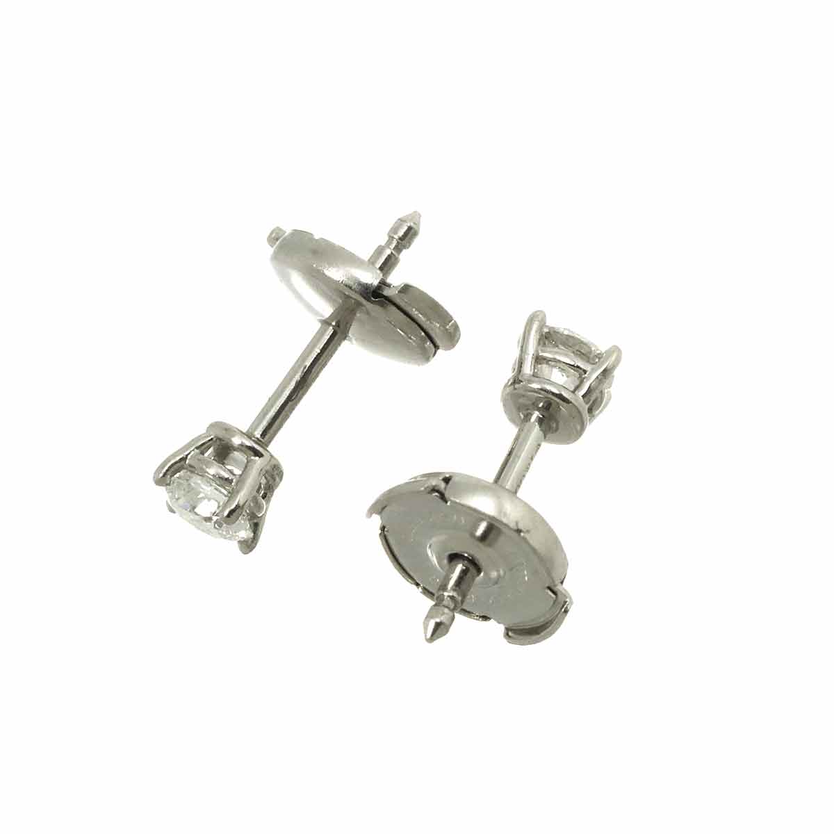 Diamond Earrings Pierced Pt