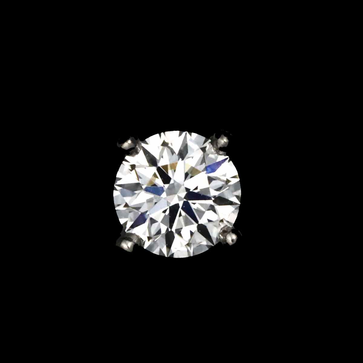 Diamond Earrings Pierced Pt