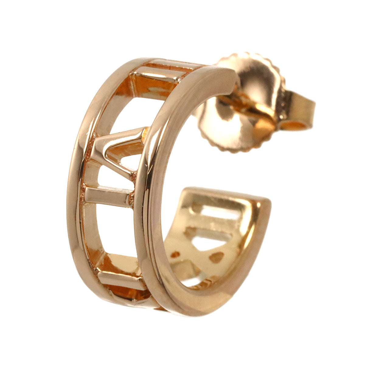 Atlas Earring Pierced 18K PG 750 One Piece only