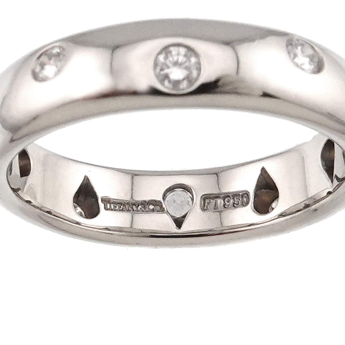 Dots Diamond Ring Platinum Size5.25(US)