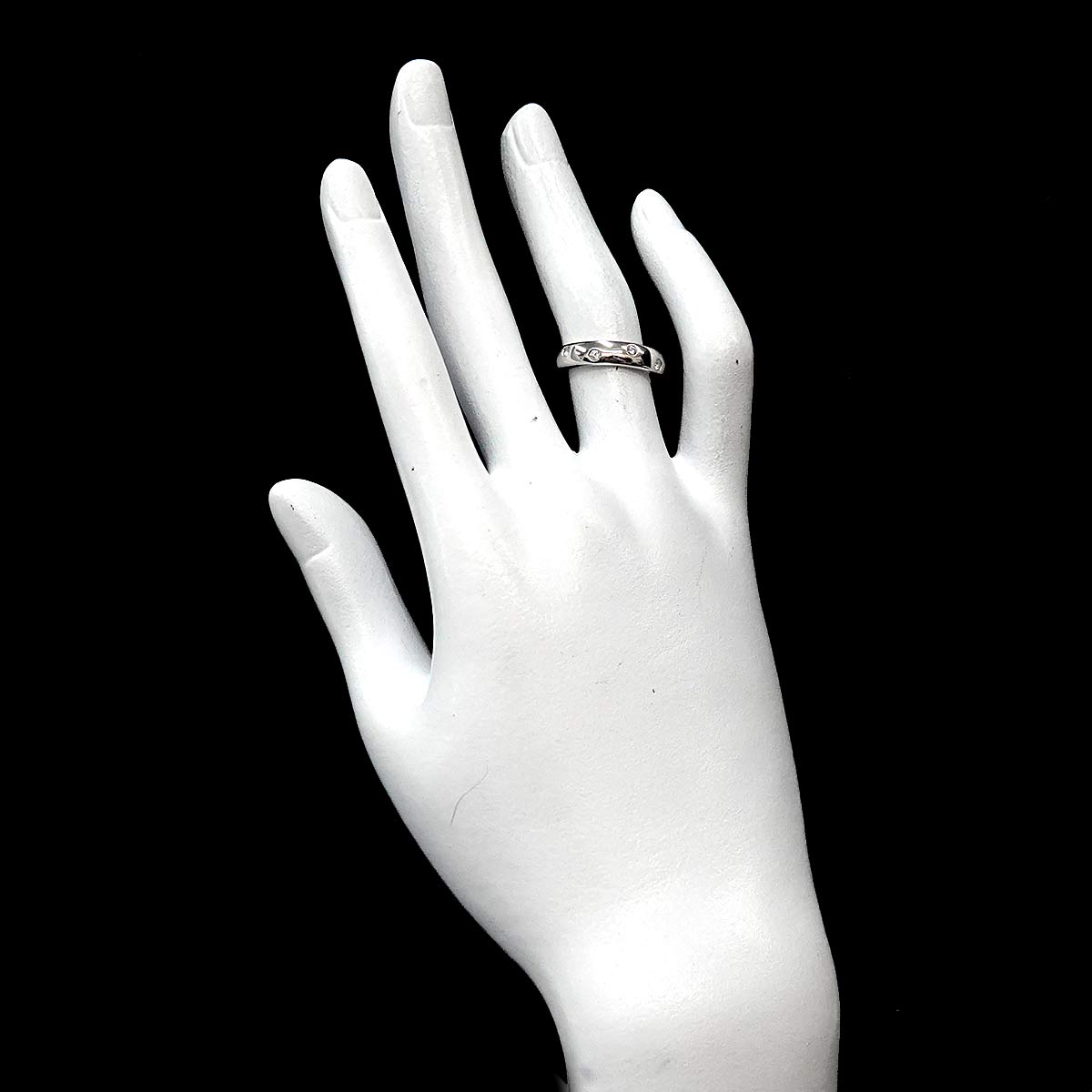 Dots Diamond Ring Platinum Size5.25(US)