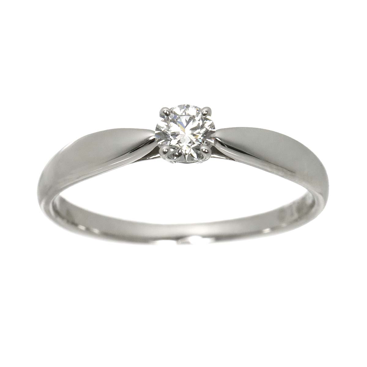 Harmony Diamond 0.18ct E/VS1/3EX Ring Pt Size5.25(US)