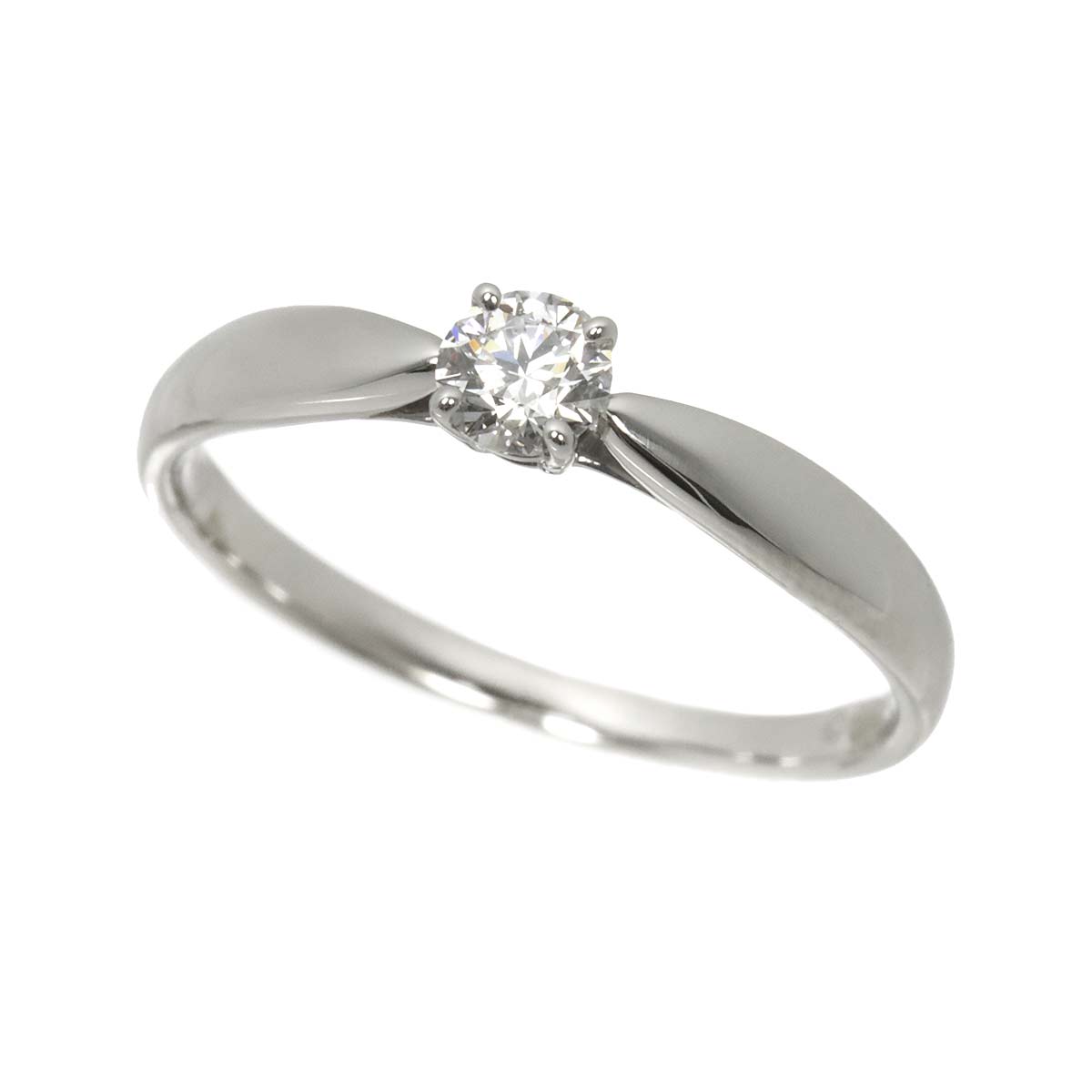 Harmony Diamond 0.18ct E/VS1/3EX Ring Pt Size5.25(US)