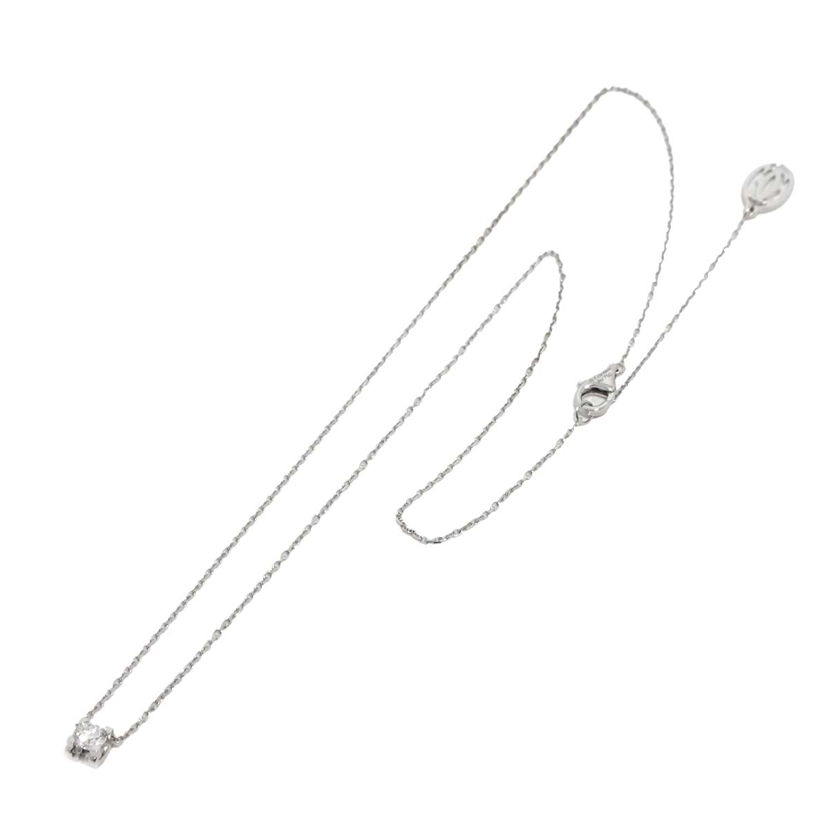 C De Diamond 0.27ct E/VVS1/3EX Necklace 18K WG 750