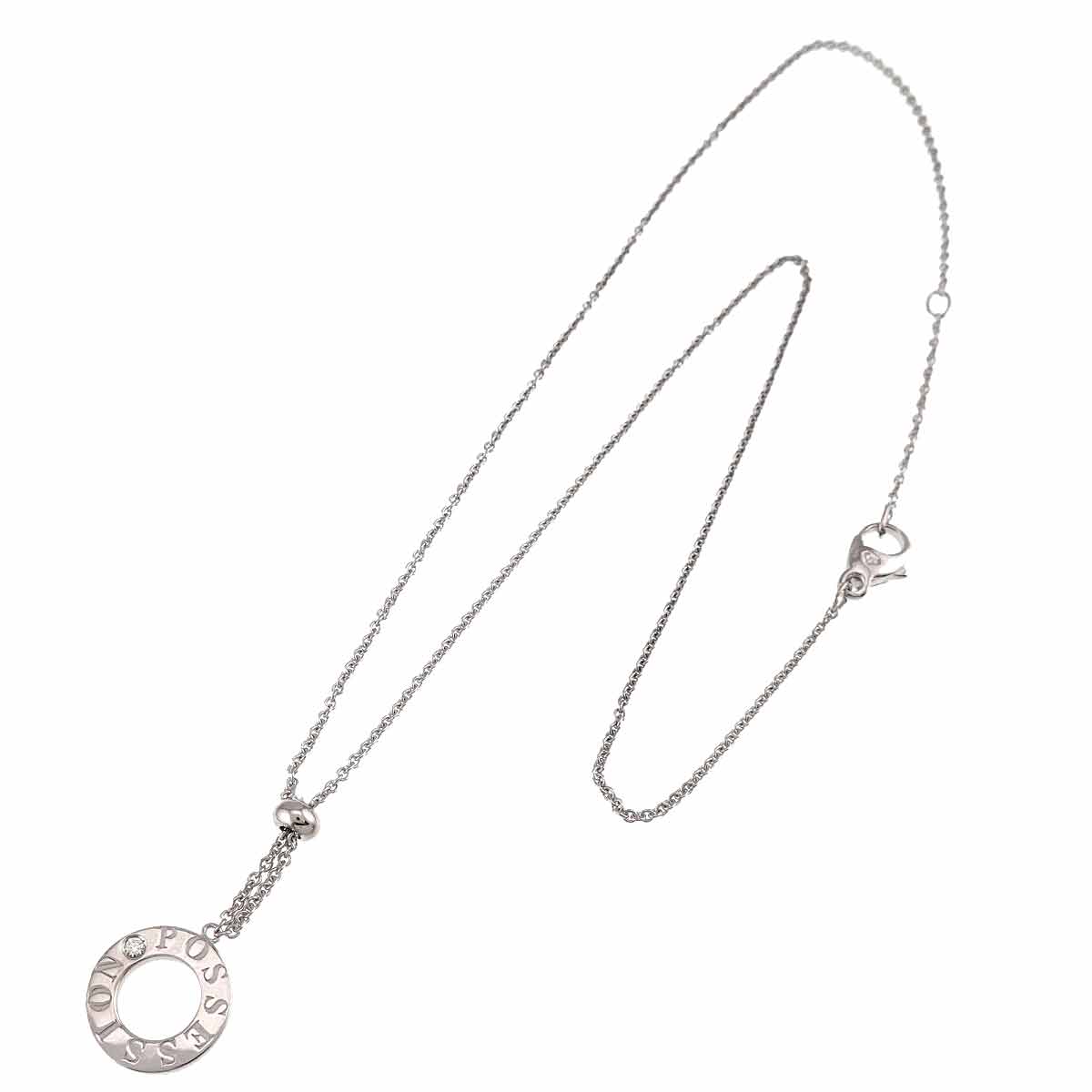 Possession Diamond Necklace 18K White Gold 750
