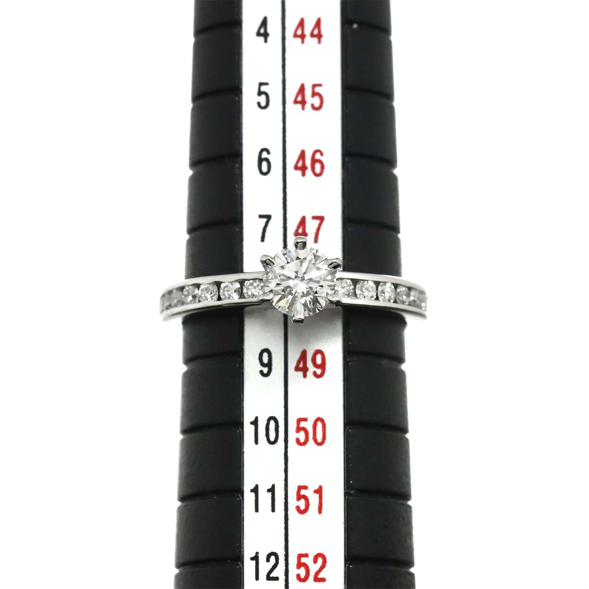 Diamond 0.42ct G/VS1/EX Ring Pt size4.5(US)