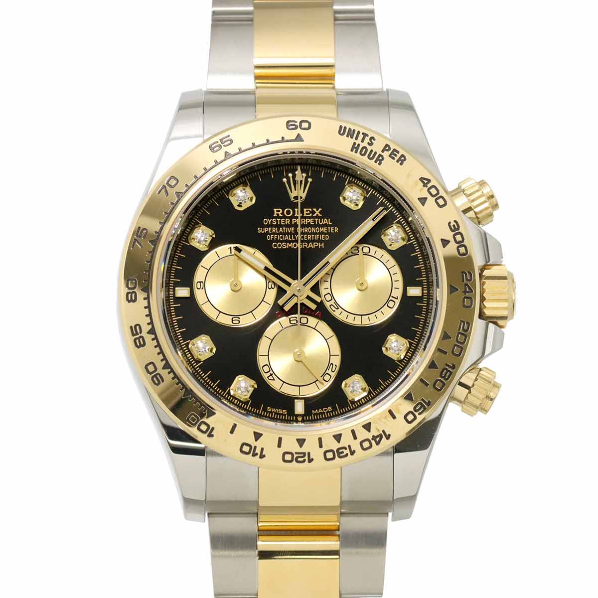 Daytona 126503G Serial Random 8P Diamond 750 Yellow Gold