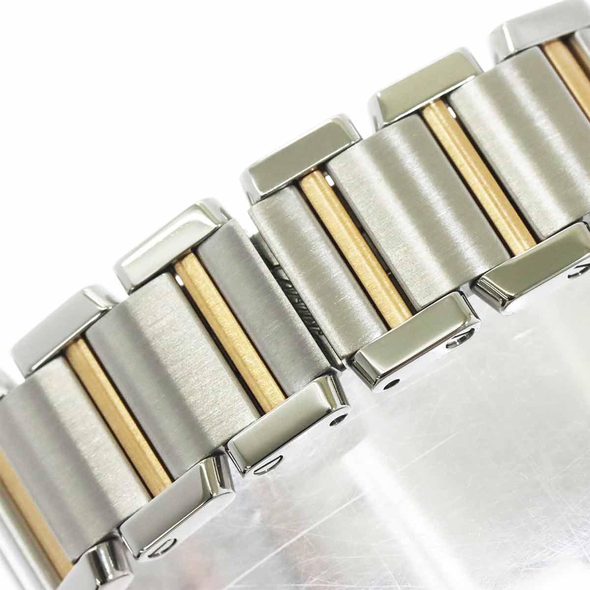 Tank Francaise SM WE110004 11P Diamond PG Silver Dial Ladies
