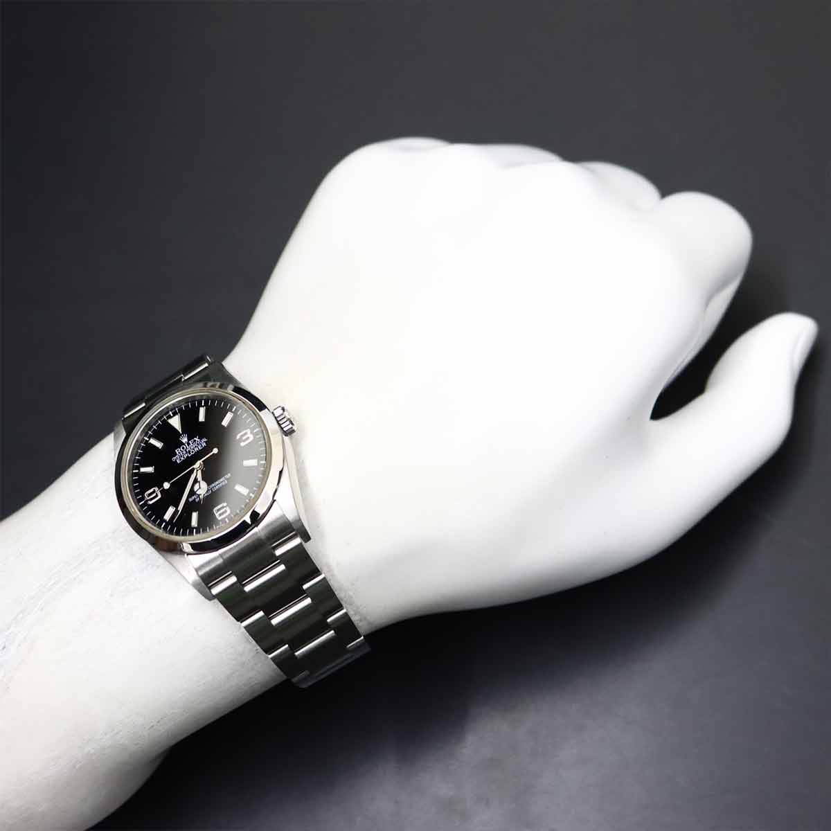 Explorer 1 114270 Serial Z Automatic Black Dial Mens Watch