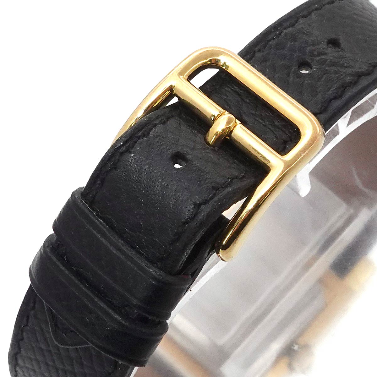 Medor Vintage pyramid Gold studs Quartz White Dial Ladies