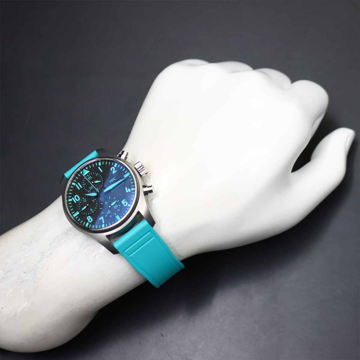 Pilot Watch Chronograph IW388108 Automatic Black Dial Mens