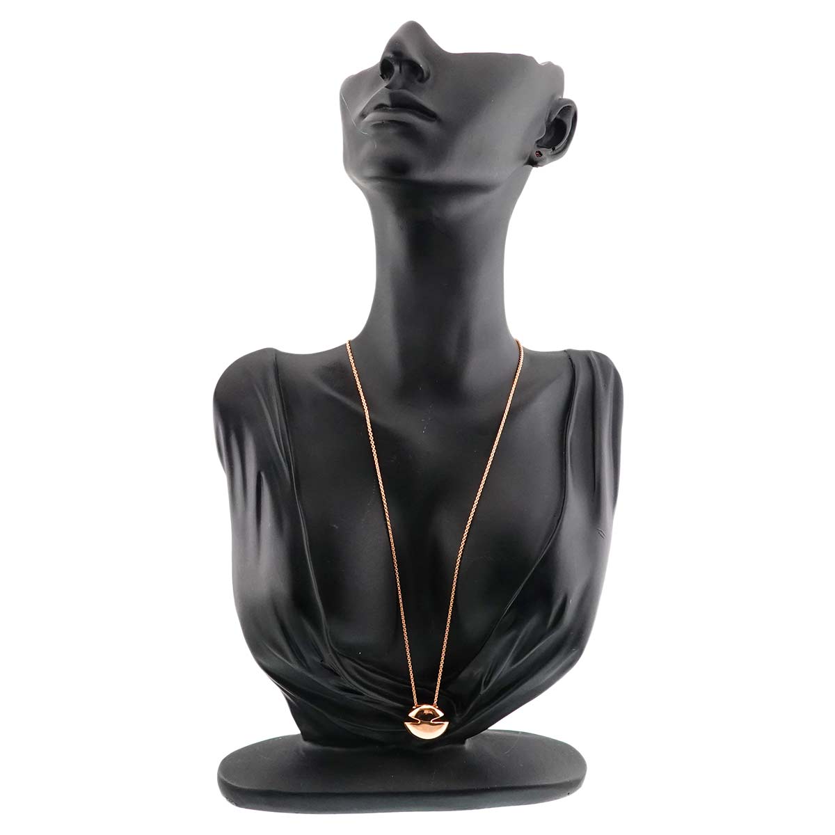 Cabochon Necklace 18K Pink Gold 750